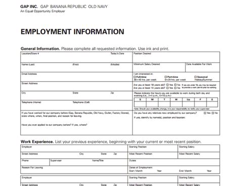 Old navy job application. Things To Know About Old navy job application. 