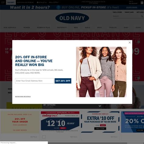 Old navy.com online shopping. Shop Halloween deals. Women Men Kids Luggage Sales & Deals New Arrivals Amazon Brands 1-48 of 51 results. Results. Price and other details may vary based on product size and color. Amazon's Choice +52. Old Navy. Women Beach Summer Casual Flip Flop Sandals. 4.4 out of 5 stars ... 