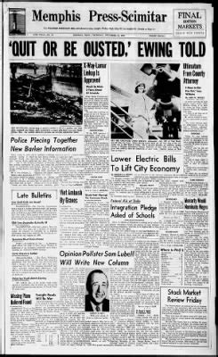 Old obituaries memphis tn.  He .  The Memphis Press-Scimitar was published in ...
