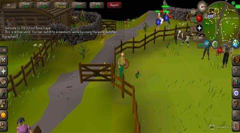 All of Old School Anywhere. Old School RuneScape has arrived on mobile, with full cross-platform support and a mobile-optimised interface. Your game, anywhere. Whether you choose to fish, fletch, fight, or anything else in Old School, you can now continue on mobile right where you left off on PC.