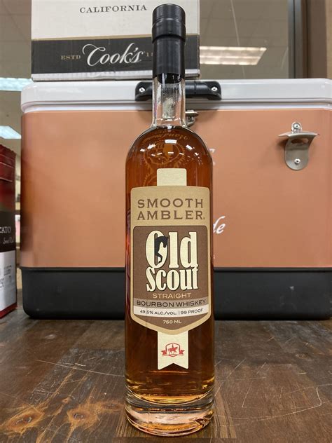 Old scout bourbon. Smooth Ambler's 7 year old Old Scout Bourbon is a mixture of 60% corn, 36% rye and 4% malted barley. The distillery was only founded in 2009, so this whiskey is blended from casks distilled elsewhere and chosen by Smooth Ambler. It has sweet and spicy notes including apple, cherry and tobacco. Facts Reviews How We Pack. 