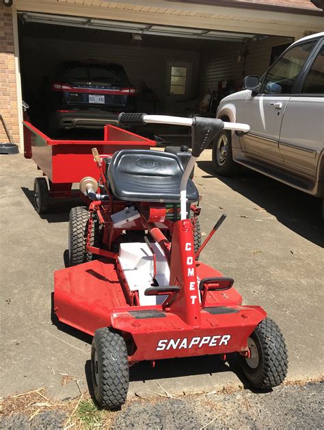 Old snapper mowers. Delivery Cost: $300.00. Snapper is bringing back an old time classic look of the rear engine riders, but with improved modern technology and mowing innovations. This mower comes with a 15.5 HP Briggs and Stratton OHV engine which provides long lasting durability for many years to come. Email. 