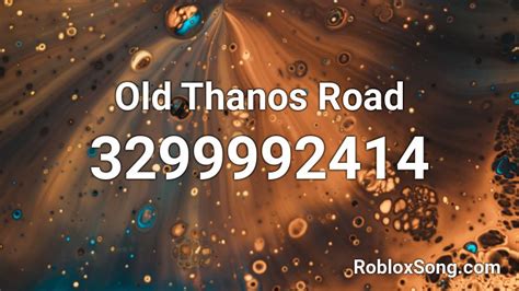 Old thanos road roblox id.  Roblox music IDs are numeric audio asset codes that trigger spe...