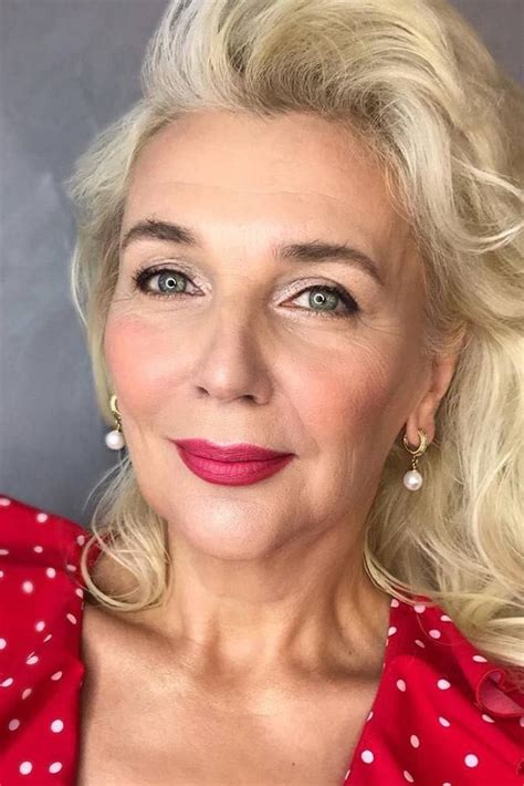 Old woman makeup. Here's how you can get an instant facelift using makeup and creativity! These makeup application tips are great for women over 50 who want to look younger th... 