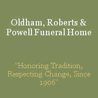Oldham, Roberts & Powell Funeral Home - Richmond. 1110 Barnes Mill Road. Richmond, Kentucky. UPCOMING SERVICE. Service. May 24, 2024. 5:00 p.m. - 8:00 p.m. Oldham, Roberts &...