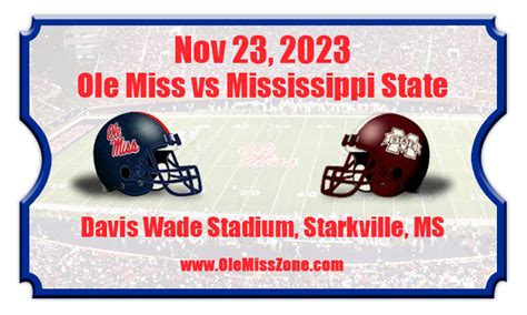 Ole Miss vs MSU this weekend