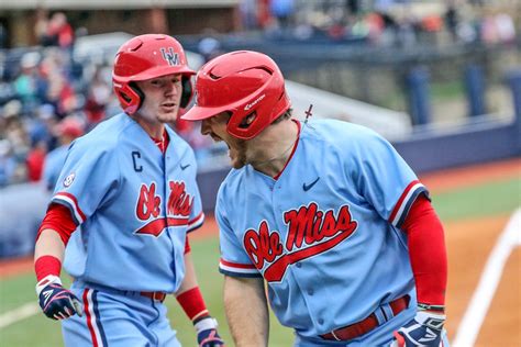 Ole miss rebels baseball. Sep 15, 2021 · BIRMINGHAM, Ala. – The Southeastern Conference announced the 2022 baseball schedule Wednesday, including an exciting slate of games for the Ole Miss baseball team as Mike Bianco 's Rebels eye their fourth consecutive 40-win season. Ole Miss opens its 2022 slate at home against Charleston Southern (Feb. 18-20), which will mark the return of ... 
