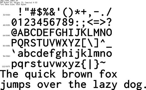 Oled fonts.  A sample program is Arduino OLED u8g2 Custom Fonts.  A sample program is T...