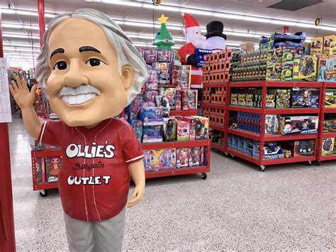 Oliies. Today in America. Ollie’s is now America’s largest retailer of closeout merchandise and excess inventory. The chain currently operates 513 stores in 30 states. The first Ollie's Bargain Outlet store was born in Mechanicsburg Pennsylvania. View Ollie's full company history here. 