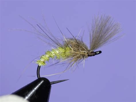 Olive emerger fly How to tie fly, Fly tying Step by Step Patterns
