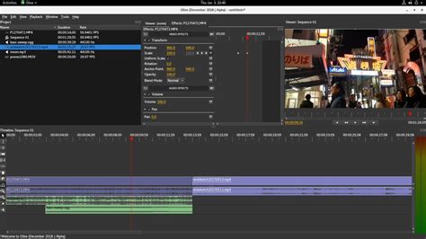 Olive video editor. Olive Video Editor is professional, free / open source video editing software for Windows, Linux and Mac. Its comparable in tools and features to Adobe Premi... 