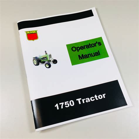 Oliver 1750 tractor workshop service repair manual. - Collection des grands artistes des pays-bas..