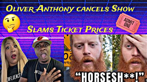 Oliver Anthony cancels upcoming show over high ticket prices