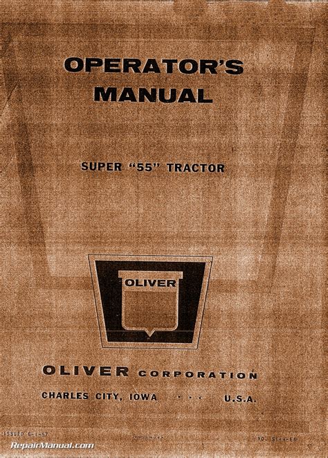 Oliver tractor supper 55 a service manual. - Takeuchi tb070 kompaktbagger reparaturanleitung download herunterladen.