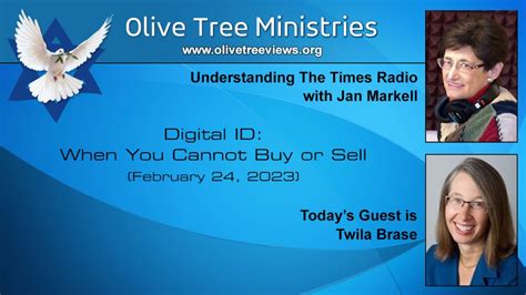 Mailing Address. Olive Tree Ministries. P.O. Box 1452. Maple Grove, MN, 55311. Telephone Number. (763) 559-4444. Listen to Understanding the Times daily radio broadcasts with Jan Markell sermons free online. Your favorite Jan Markell messages, ministry radio programs, podcasts and more!. 