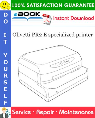Olivetti pr2 e specialized printer service repair manual. - De schildpadden van curaçao en bonaire.