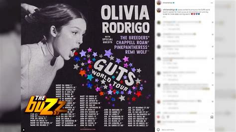 Olivia Rodrigo announces 2024 arena world tour with The Breeders, Chappell Roan, PinkPantheress
