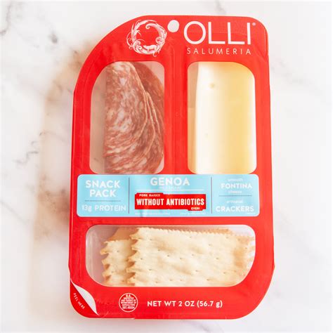 Olli Salumeria Snack Pack with Genoa Salami, Fontina Cheese And ...