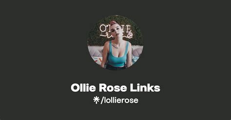 Ollie rose onlyfans
