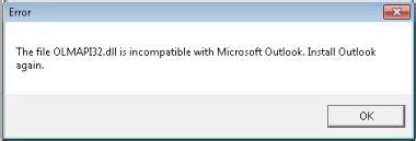 Olmapi32 dll error outlook 2016. DLL Error Fix &ndash; Step by Step There are i...