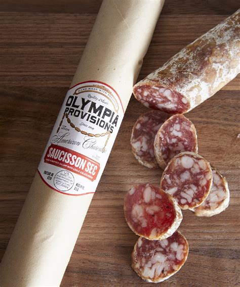 Olympia provisions. Artisan Salami Cotto | Best Seller | Olympia Provisions. Shop. Salami Cotto. Salami Cotto. $110.00. Inspired by the Piedmont deli staple, our Salami Cotto is delicately seasoned with fresh rosemary, chili flake, fennel seed, and garlic. Oh, and BIG on black pepper. Within the charcuterie world, folks are extra-crazy secretive about their ... 