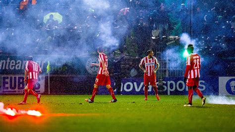 Olympiakos lashes at point deduction for violence, vows to win appeal to overturn