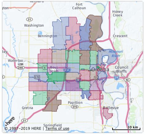 Omaha Area Zip Code Map Map