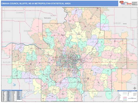 Omaha Zip Code Map 48 Zip Codes in Omaha, Nebraska