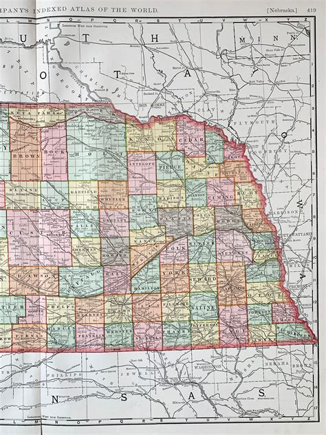 Read Omahacouncil Bluffs Nebraska Atlas By Rand Mcnally And Company