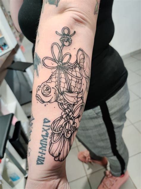 Omamori fish by ardie_tattoos Sleeve tattoos, Bohemian tattoo, Tattoos