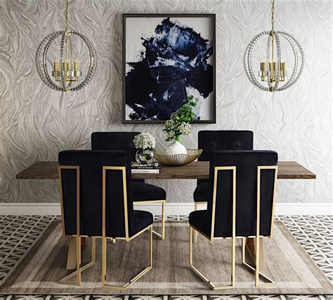 Ombre Dining Chairs With Gold Legs Wayfair