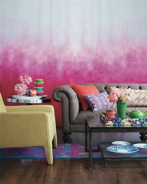 Ombre wall. 