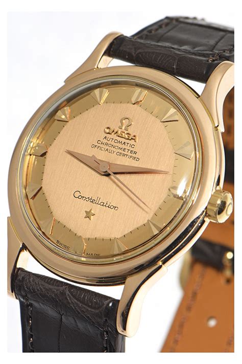 Omega Deluxe Constellation Chronometer 18K Roségold …