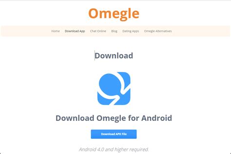 Omegle for pc