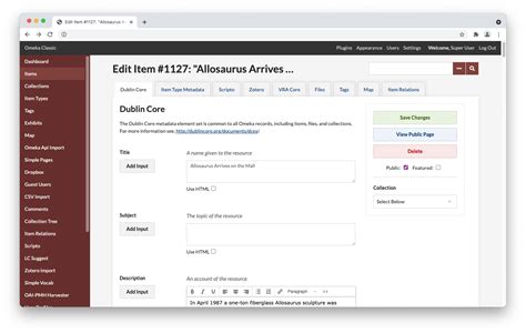 Omeka s examples.  Jan 14, 2026 · Omeka Sites is built using three basic concepts: It...