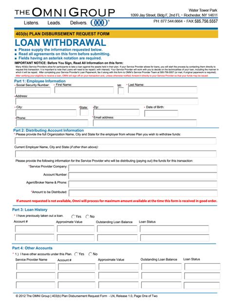 Omni 403b withdrawal. .  OMNI & TSACG Compliance Services (OMNI/TSACG) for...