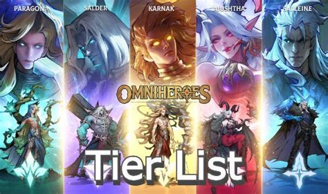Omniheroes tier list. Aug 17, 2566 BE ... Hey guys, this is going to be one of the top end game synergies and here is the tier list for the units that belong to the Ethereals! 