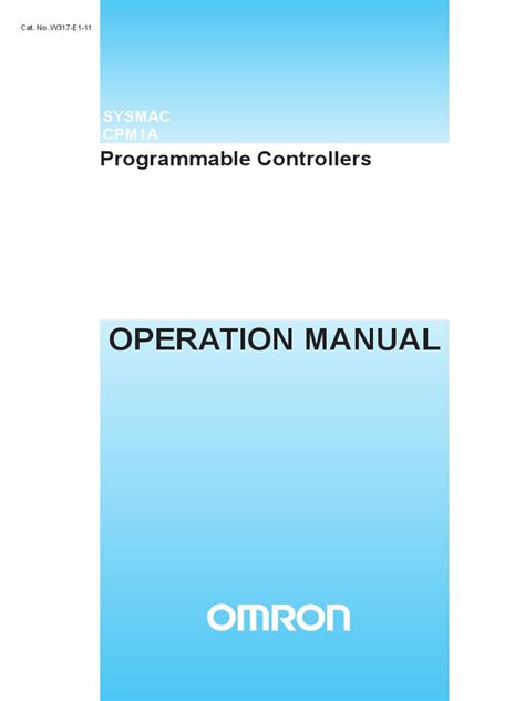 Omron cpm1a programming software. , and This manual describes the system...