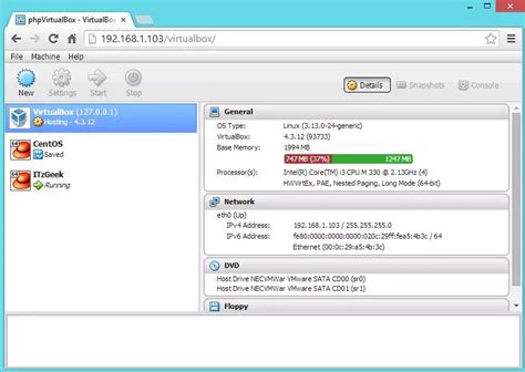 Omv virtualbox vnc.  I created a VM in phpVirtualBox and switched the remote on at port...