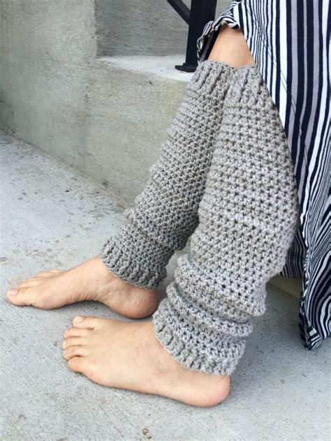 On Your Toes Leg Warmers Crochet Pattern Child Adult Plus Size