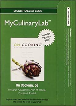 On cooking a textbook of culinary fundamentals plus 2012 myculinarylab with pearson etext access card package. - Consejo de administración de la sociedad anónima.