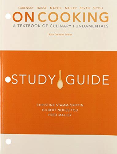 On cooking a textbook of culinary fundamentals with cooking techniques dvd and study guide 5th edition. - Study guide for the hiding place.
