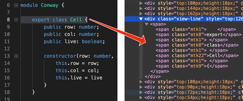 On editor line html