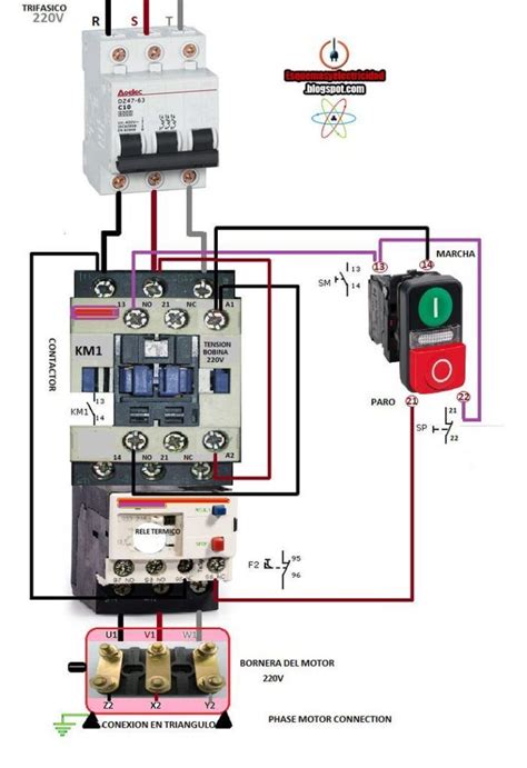 On off manual contactor switch wireing diagram. - Diagrama de cableado de ford radio 6000cd.