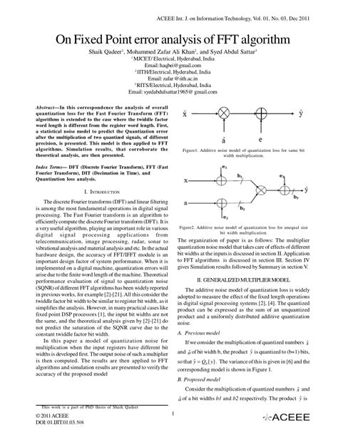 On the Fixed-Point Accuracy Analysis of FFT Algorithms