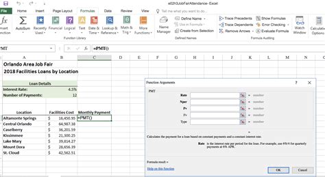 On the Loan worksheet, in cell C9, enter a PMT function to... Course Hero