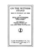 On the Witness Stand Summary BookBrief.