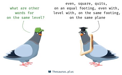 On the same level synonym. Synonyms for Different Level (other words and phrases for Different Level). Synonyms for Different level. 130 other terms for different level- words and phrases with similar meaning. Lists. synonyms. antonyms. definitions. sentences. thesaurus. Parts of speech. nouns. suggest new. another level. next level. whole new level. 