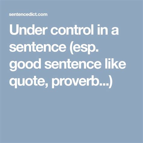 On the spot in a sentence (esp. good sentence like quote, proverb...)