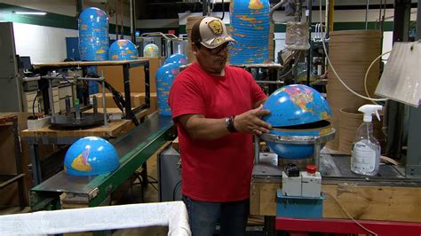 On top of the world: Chicago company is global leader in manufacturing globes